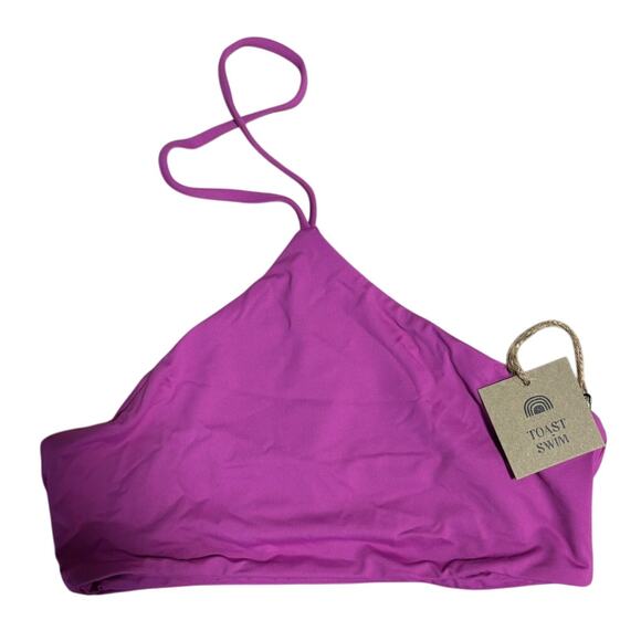 NWT Toast Signature Apex Bikini Top,‎ Purple Orchid, Sz S - Picture 1 of 4